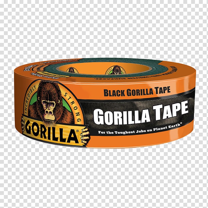 Adhesive tape Gorilla Tape Gorilla Glue Duct tape, black gorilla transparent background PNG clipart