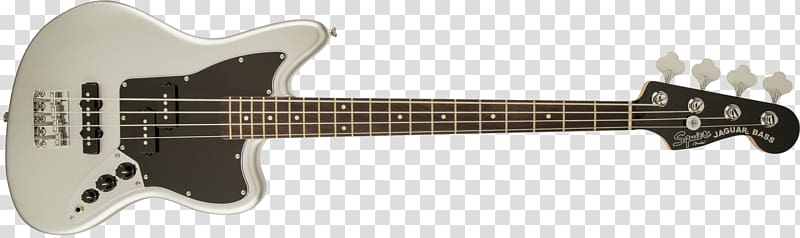 Bass guitar Electric guitar Squier Fender Jaguar Bass, Bass Guitar transparent background PNG clipart