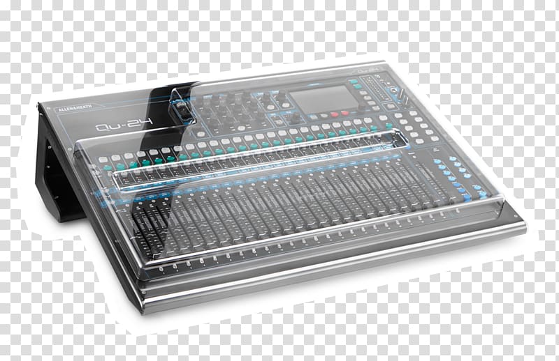 Allen & Heath QU-24 Chrome Edition Audio Mixers Allen & Heath QU-32, mixing desk transparent background PNG clipart