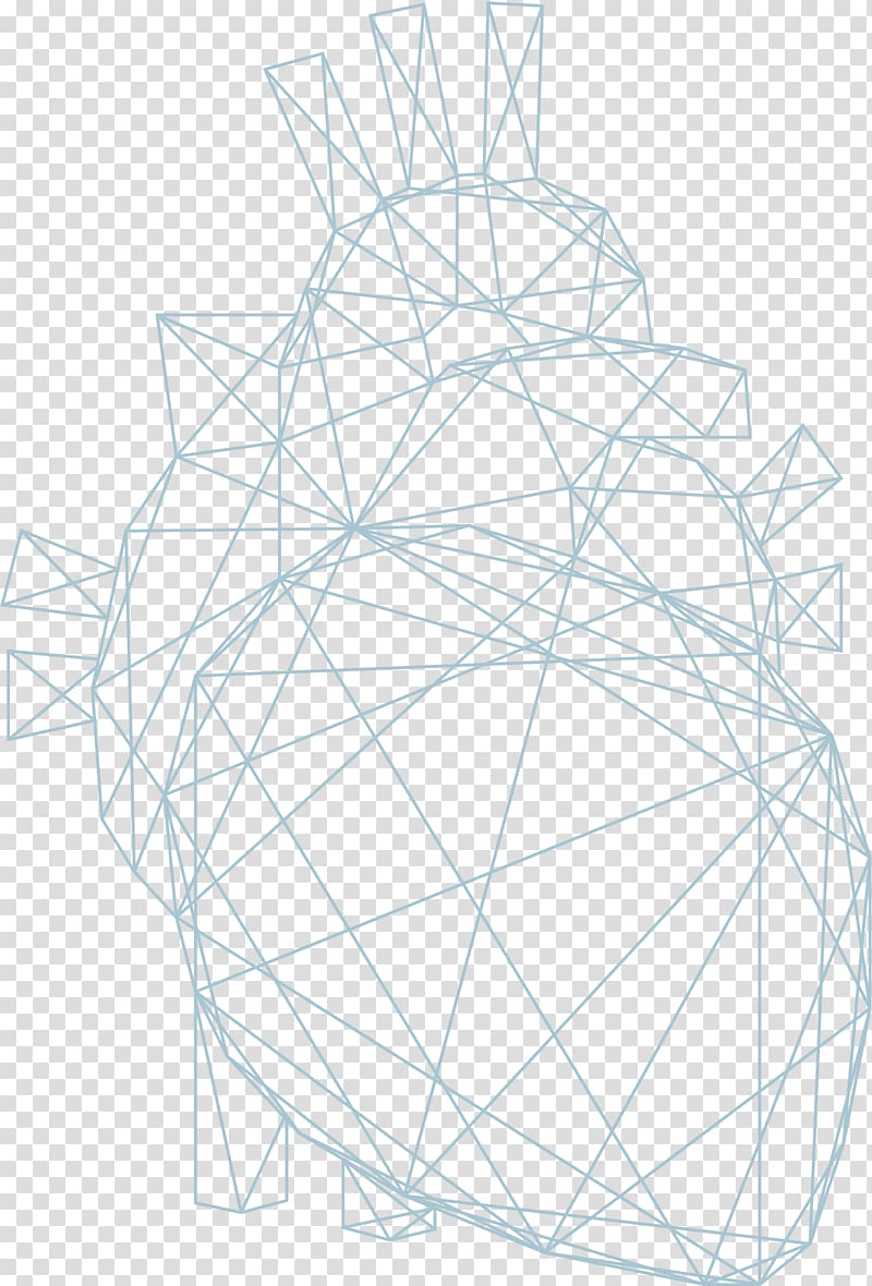 Structure Line Symmetry Angle Pattern, Cartoon organ transparent background PNG clipart