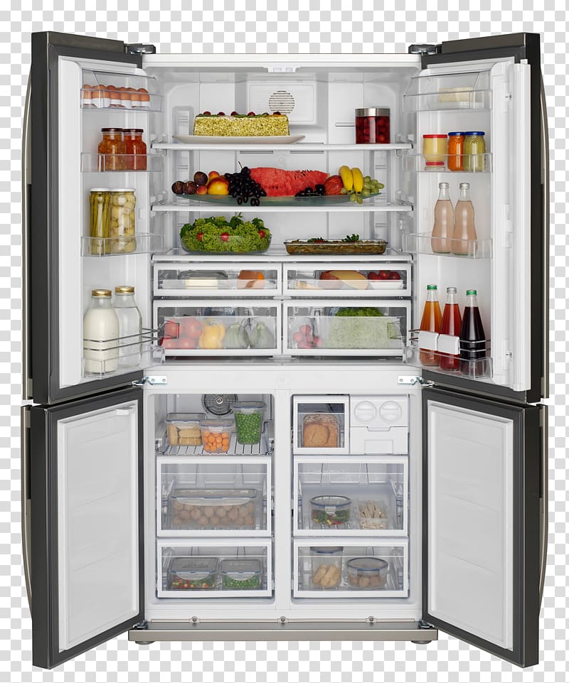 Johns Home Appliance Center Refrigerator Pantry Kitchen, On the door refrigerator transparent background PNG clipart