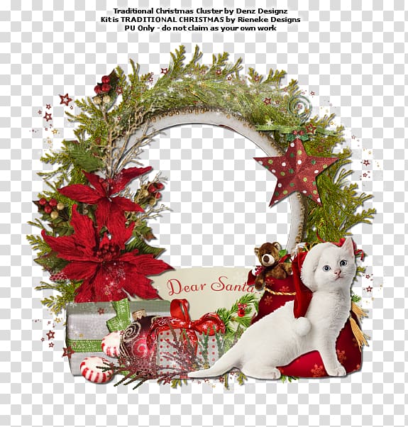 Download Christmas Ornament Scrapbooking Frames Cluster Frame Transparent Background Png Clipart Hiclipart SVG Cut Files