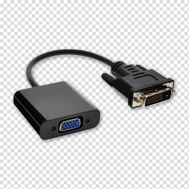 HDMI Adapter Digital Visual Interface VGA connector Video Graphics Array, VGA Connector transparent background PNG clipart