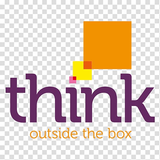 Logo Brand Think outside the box Font Product design, think out of the box transparent background PNG clipart