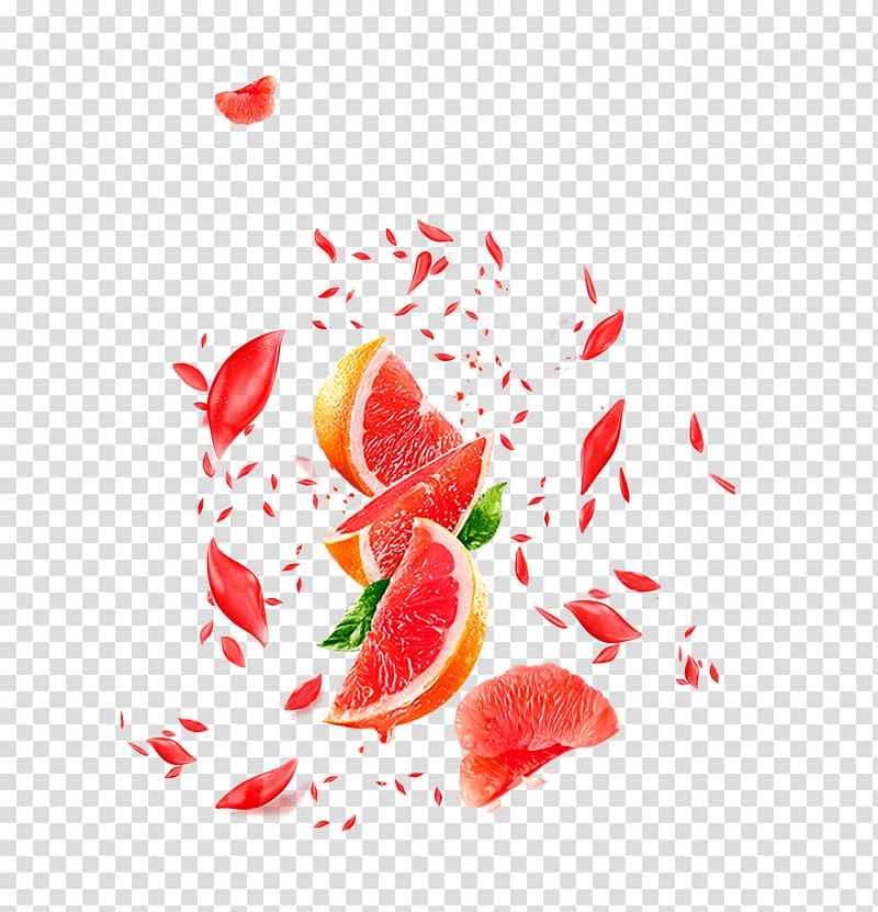 sliced blood citrus fruits, Yuja-cha Grapefruit Pomelo, Red grapefruit transparent background PNG clipart