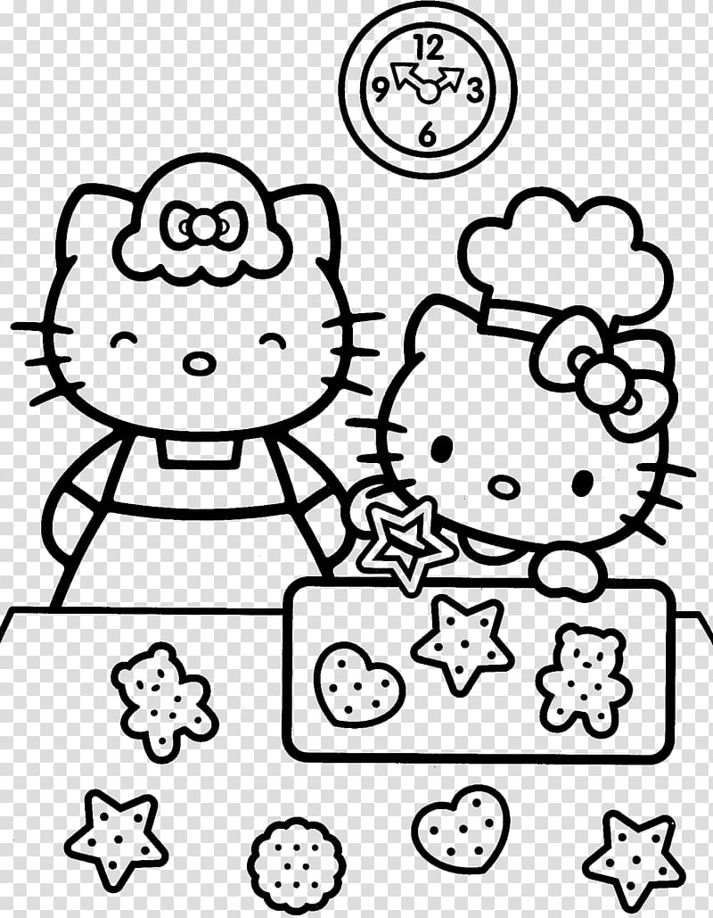 Hello Kitty Coloring book Child Family, child transparent background PNG clipart