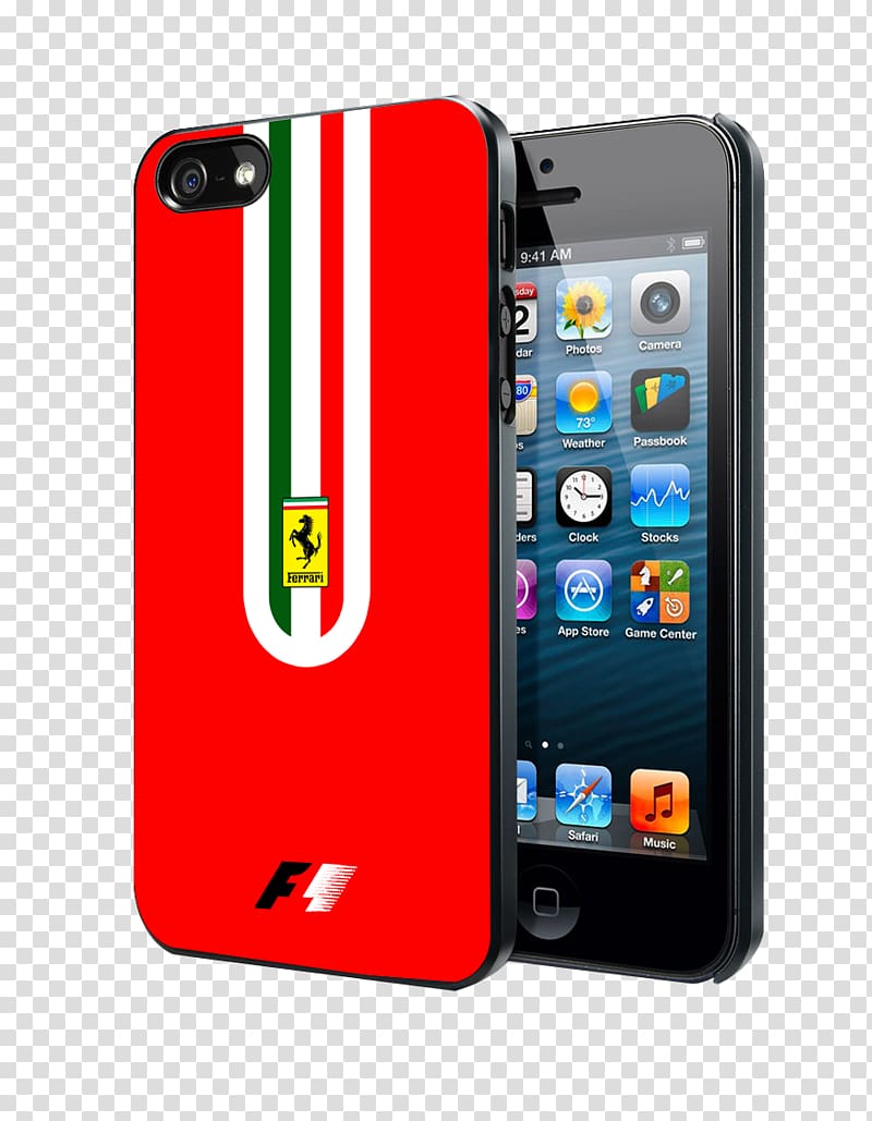 iPhone 4S iPhone 5 iPhone 6 iPhone X, scuderia ferrari transparent background PNG clipart