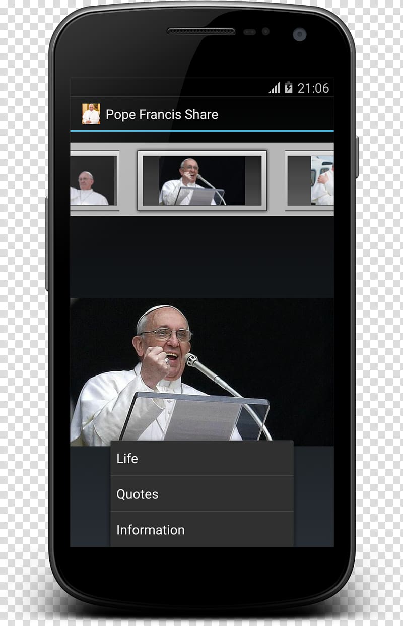Smartphone Mobile Phones Prayers Google Play, pope kerlis transparent background PNG clipart