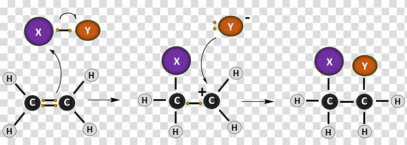 Addition reaction Chemical reaction Alkene Hydrohalogenation Hydrogenation, others transparent background PNG clipart