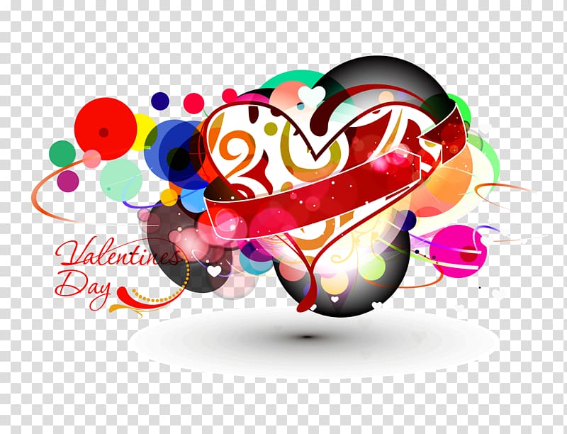 Valentine\'s Day decorations transparent background PNG clipart