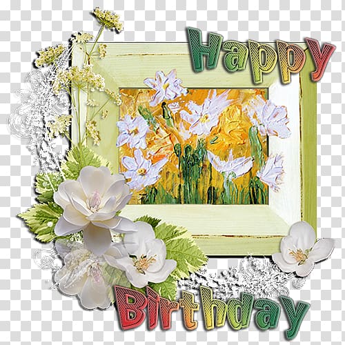 Happy Birthday Flower bouquet Floral design Party, cher 70s transparent background PNG clipart