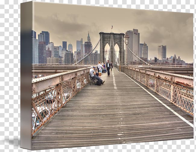 Brooklyn Bridge Skyline Bridge–tunnel Gallery wrap Frames, building transparent background PNG clipart