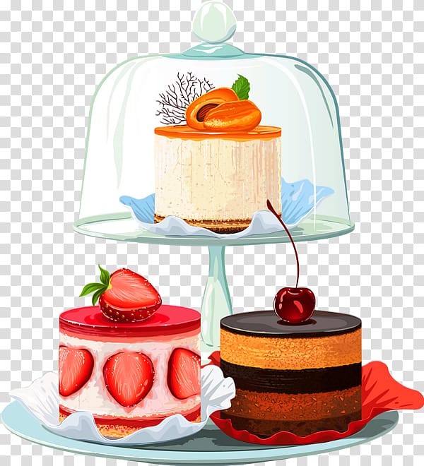Cupcake Ice cream Layer cake , drawing cake transparent background PNG clipart