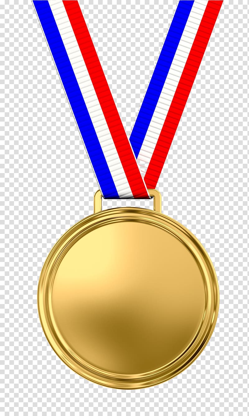 Gold medal Olympic medal , medal transparent background PNG clipart