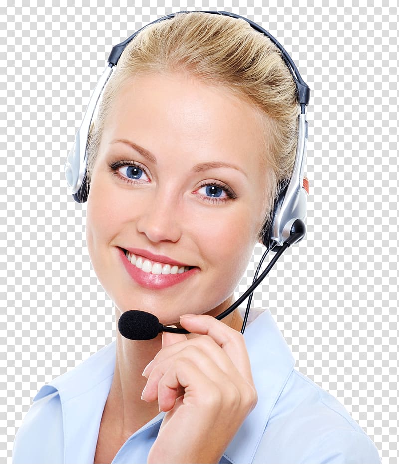 Customer service representative Technical Support, ladies for call transparent background PNG clipart