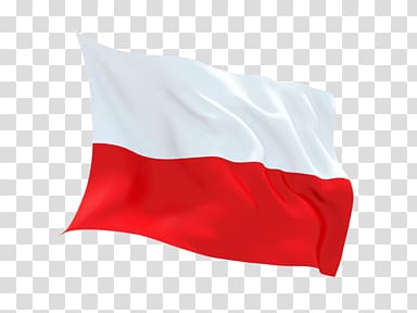 white and red flag, Poland Flag Wave transparent background PNG clipart