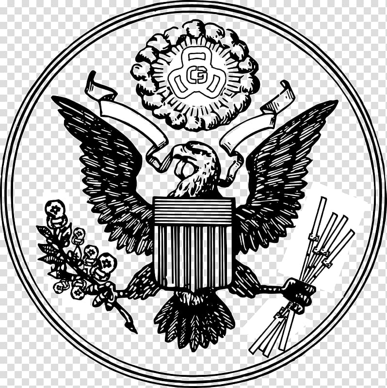 Great Seal of the United States E pluribus unum Federal government of the United States United States Department of State, united states transparent background PNG clipart