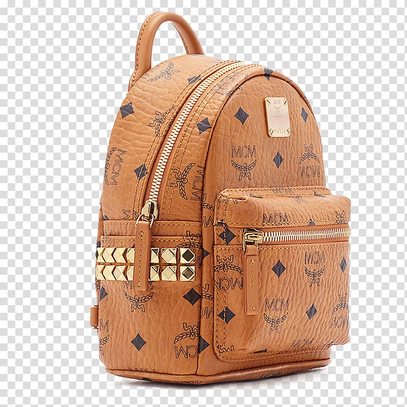 MCM Worldwide Backpack Leather Handbag, Backpack leather bag handbags transparent background PNG clipart