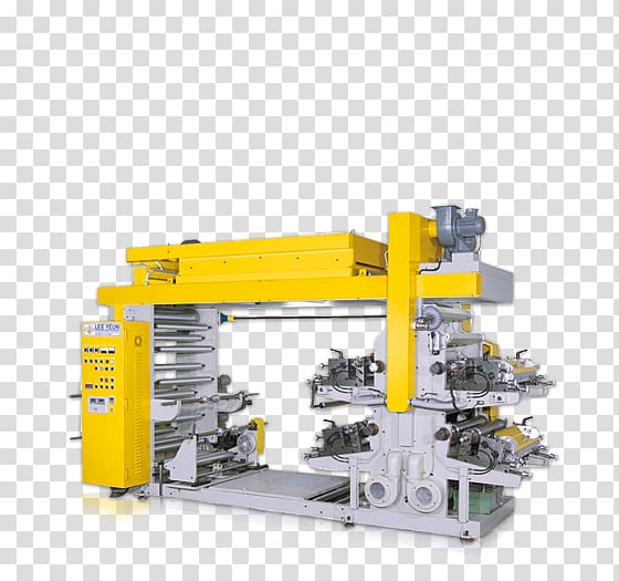 Machine Flexography Printing press Letterpress printing, flex printing machine transparent background PNG clipart