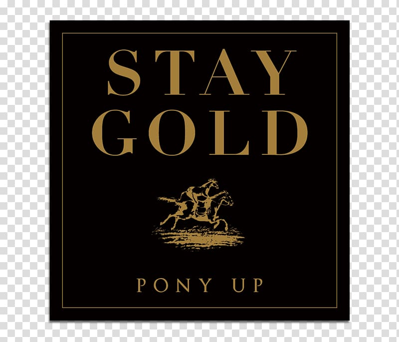 Pony Up, Stay Gold Gold compact disc Logo, bed sheets transparent background PNG clipart