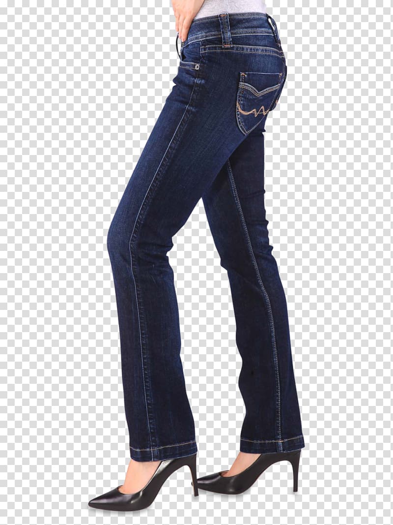 Jeans Denim Cobalt blue Waist, Female Support transparent background PNG clipart