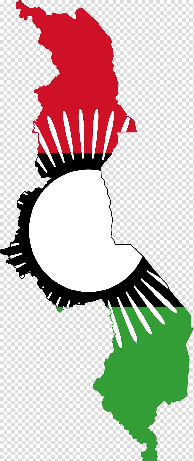 Flag of Malawi Map, map transparent background PNG clipart