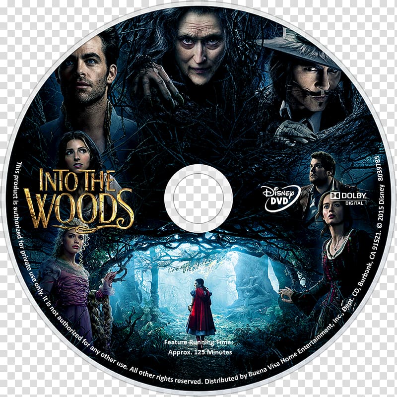 Into the Woods Adventure Film Meryl Streep DVD, into the woods movie transparent background PNG clipart