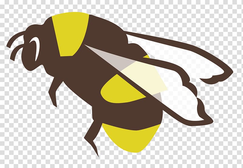 Bee Insect Pollinator Pollination , gold list transparent background PNG clipart