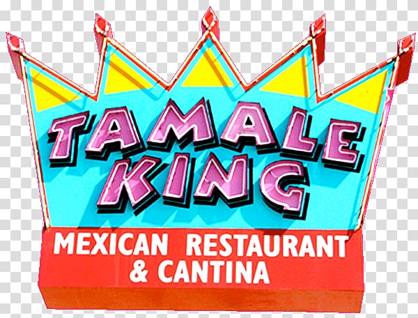 Tamale King Logo Taco Banner Brand, hand made real mexican tacos transparent background PNG clipart