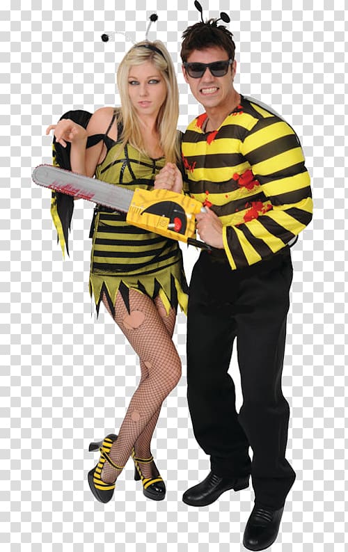 Halloween costume Bee Zombieland, bee transparent background PNG clipart
