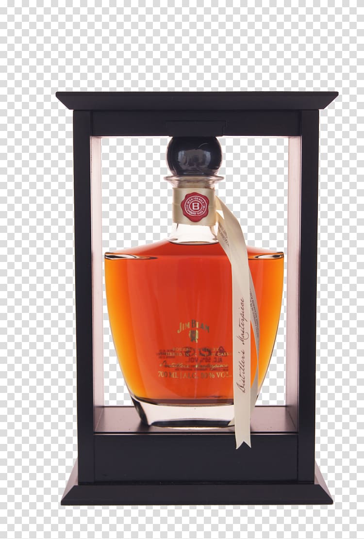 Distilled beverage Bourbon whiskey Jim Beam, Masterpiece transparent background PNG clipart
