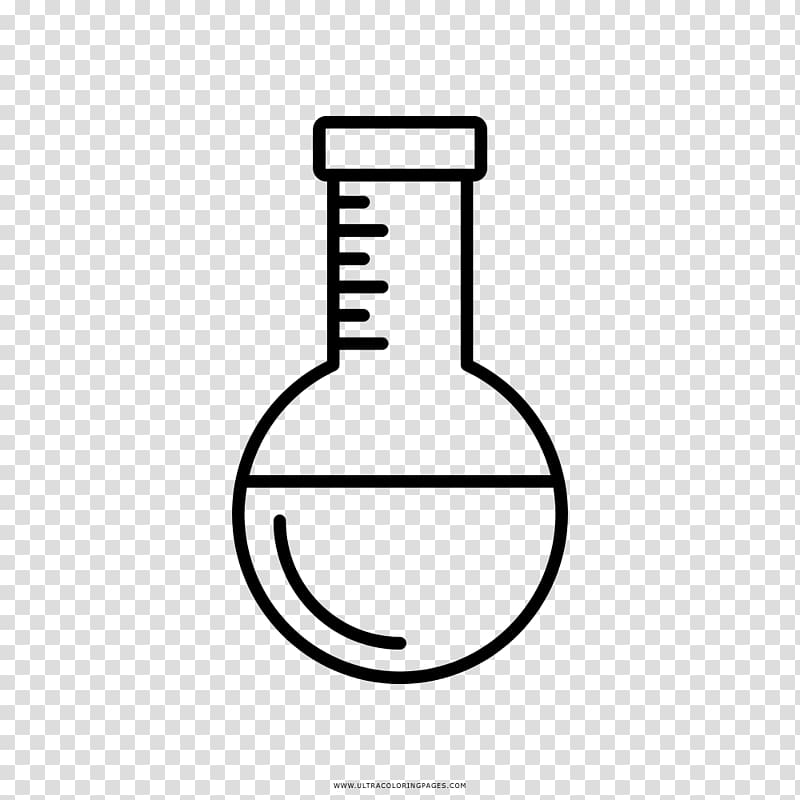 Round-bottom flask Laboratory Flasks Drawing Erlenmeyer flask Chemistry, dab unicorn transparent background PNG clipart
