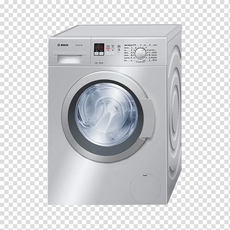Washing Machines Robert Bosch GmbH Bosch Serie 4 WAK24168 Haier, automatic washing machine transparent background PNG clipart