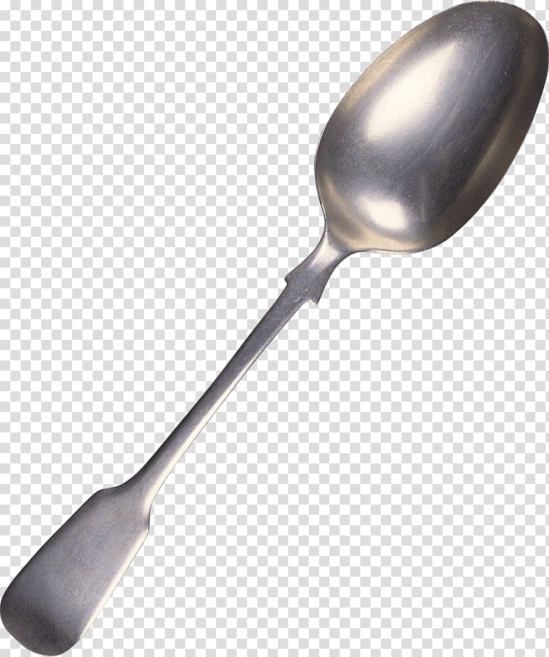 silver spoon, Old Spoon transparent background PNG clipart