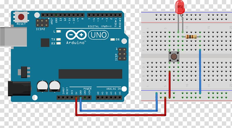 Arduino Pull-up resistor Push-button Electrical Switches, stairs signal transparent background PNG clipart