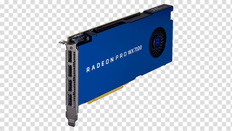 Graphics Cards & Video Adapters AMD Radeon Pro WX 4100 GDDR5 SDRAM, Warranty Card transparent background PNG clipart