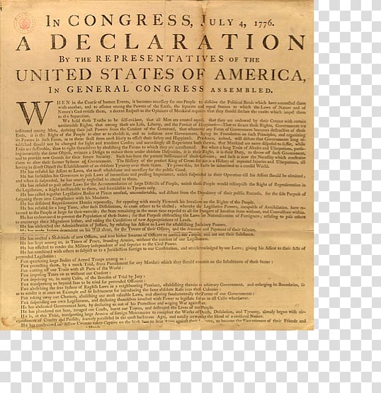 United States Declaration of Independence American Revolution 0 Thirteen Colonies, united states transparent background PNG clipart