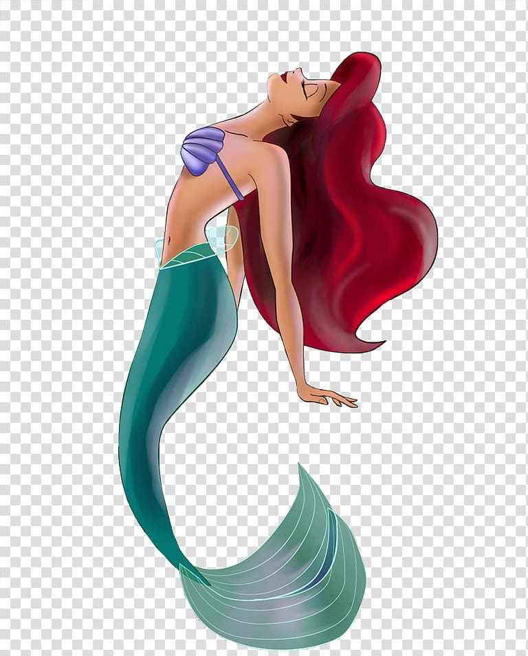 The Little Mermaid Ariel Figurine, Mermaid transparent background PNG clipart