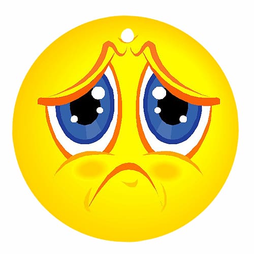 Sadness Face Smiley , Unhappy Face transparent background PNG clipart