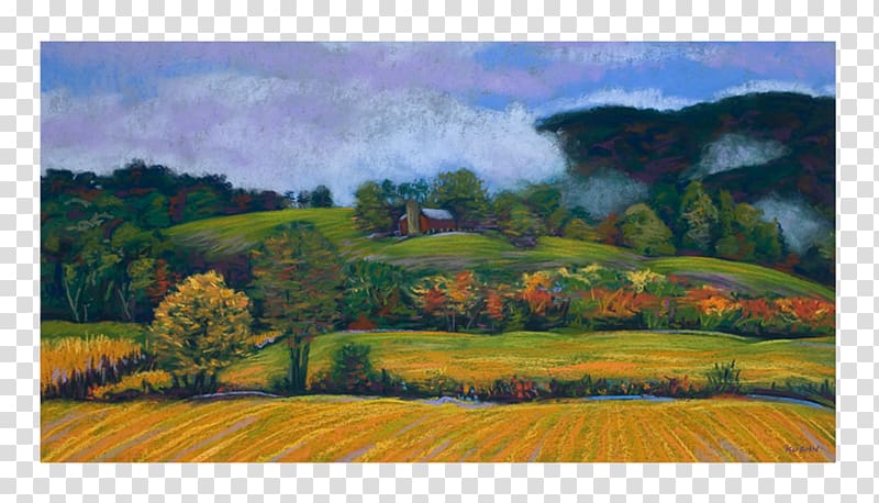 Watercolor painting Acrylic paint Landscape, farmers transparent background PNG clipart