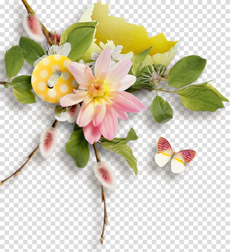 Wreath of May Easter Flower, spring doll transparent background PNG clipart
