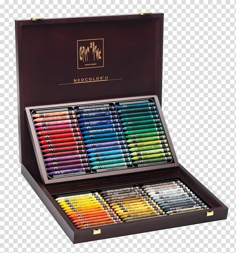 Caran d'Ache Colored pencil Pastel Box, pencil transparent background PNG clipart