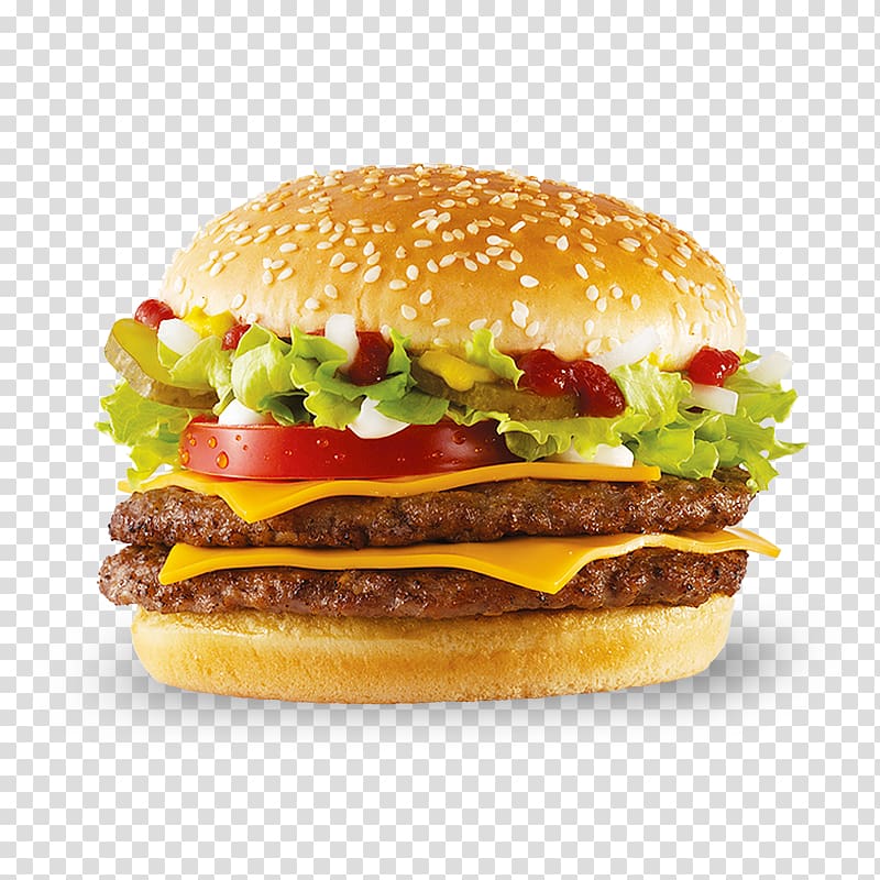 Cheeseburger Hamburger Big N\' Tasty McDonald\'s Beefsteak, mcdonalds transparent background PNG clipart