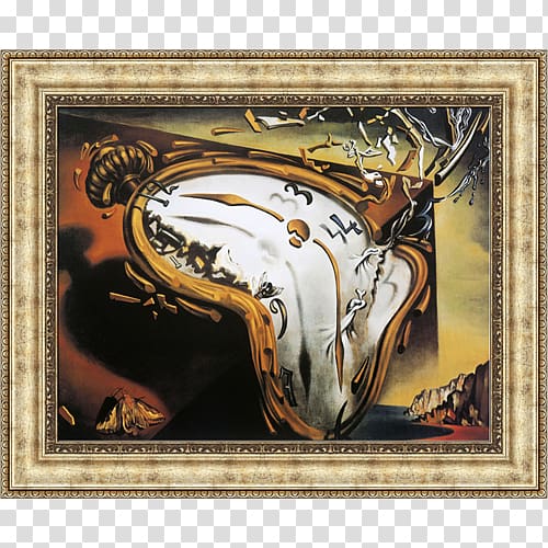 The Disintegration of the Persistence of Memory Salvador Dalí Museum Figueres Melting Watch, painting transparent background PNG clipart