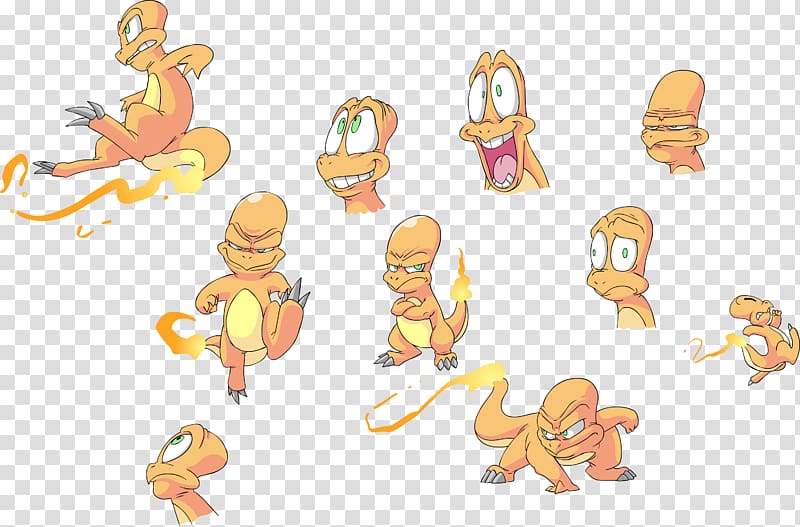 Charmander Fan art, others transparent background PNG clipart