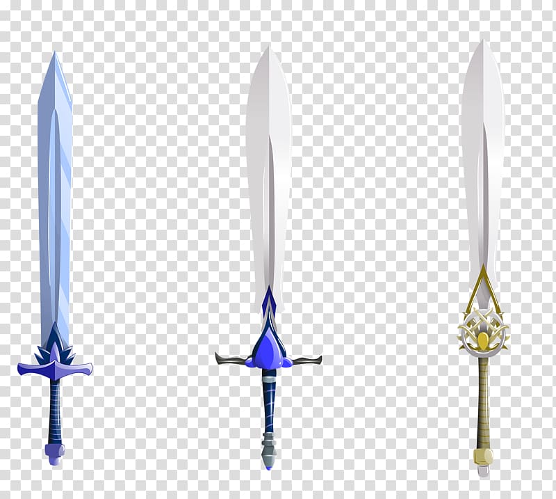 Sword, Three sword transparent background PNG clipart