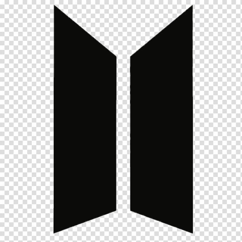 two black panels logo, 2017 BTS Live Trilogy Episode III: The Wings Tour Logo Drawing, wings transparent background PNG clipart