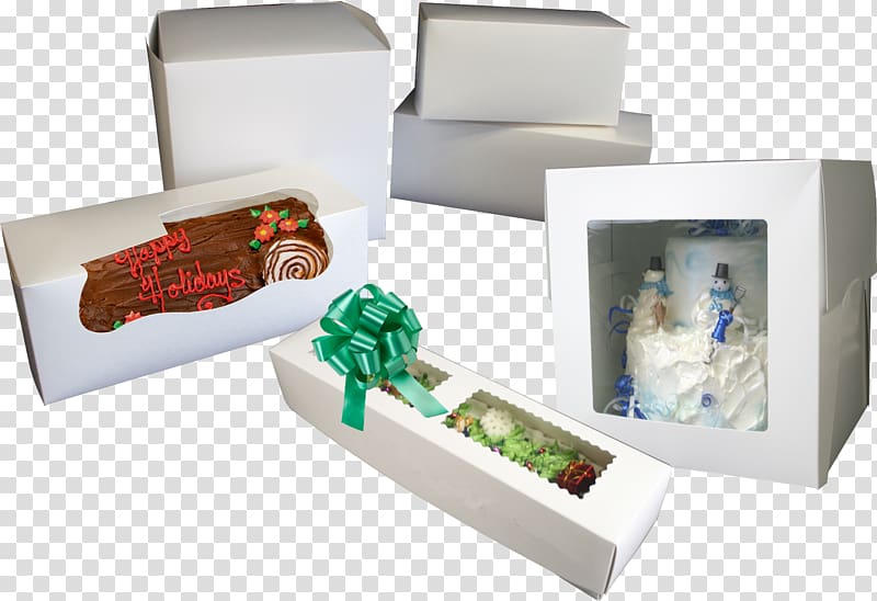 Christmas cake Bakery Box Window Cupcake, box transparent background PNG clipart