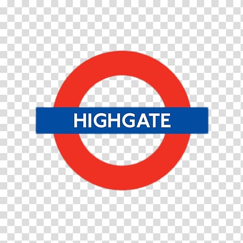 red and blue Highgate text , Highgate transparent background PNG clipart