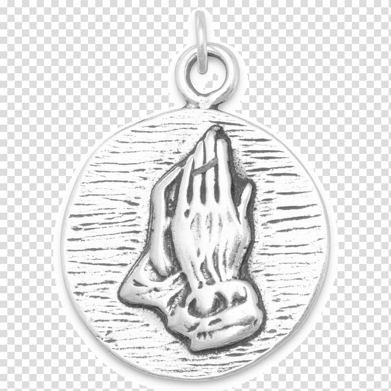 Praying Hands Necklace Prayer Charm bracelet Locket, necklace transparent background PNG clipart